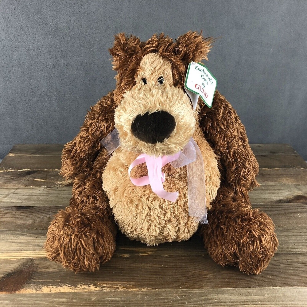 Gund Harley the Bear Plush Stuffed‎ Animal 15" Christmas Toy Holiday Gift